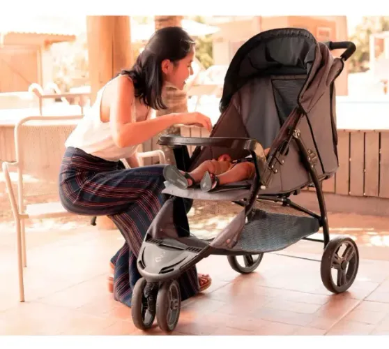 Carrinho de bebê 3 rodas Galzerano Cross Trail. Estado de novo!