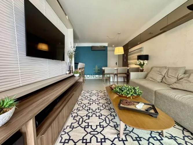 Apartamento Mobiliado e Decorado com 2 Dormitórios (2 Suítes) e 2 Vagas de Garagem para Lo