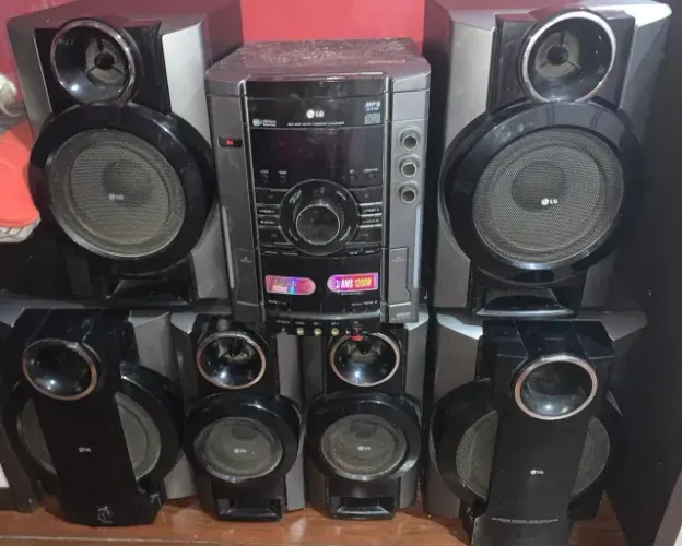 Mini System LG MCD903 1200W RMS - USB Funciona