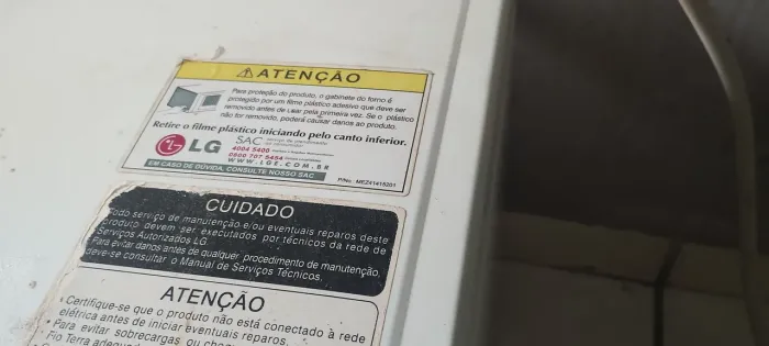 Forno microondas lg