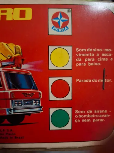 Super Novo Igual OKM! Bombeiro eletrônico Estrela!! Okm !! Intacto novo!