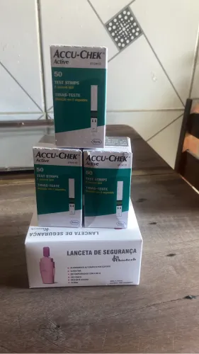 Fitas para medir a glicemia