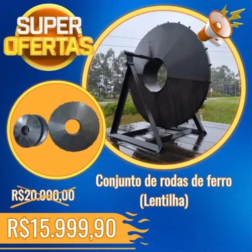 VENDO CONJ. DE RODAS LENTILHA