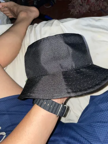 CHAPÉU PRETO BUCKET HAT MASCULINO