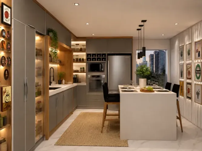 Cozinha Planejada Obispa Delluxe Alto Padrão. leia o anúncio!