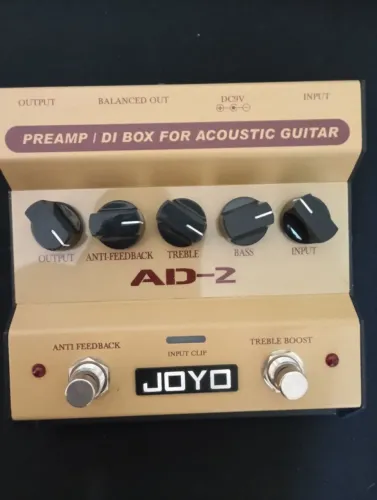 Pedal Joyo ad-2 pre-amo acústico em estado de novo!