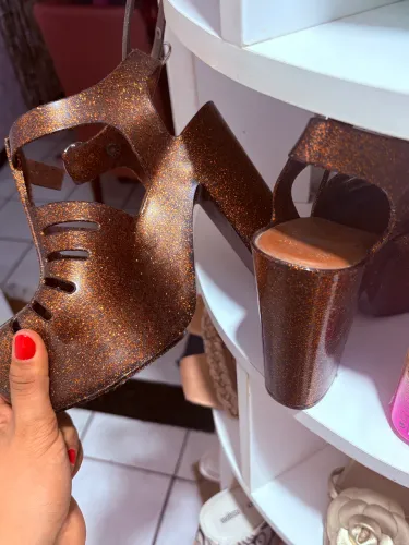 Melissa Aranha 79 16 Heel N 36 Bronze