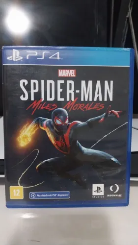 Game Spider man Miles Morales Ps4 midia fisica