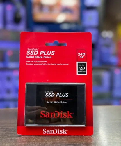 SSD 240GB SANDISK APARELHO NOVO, LACRADO!