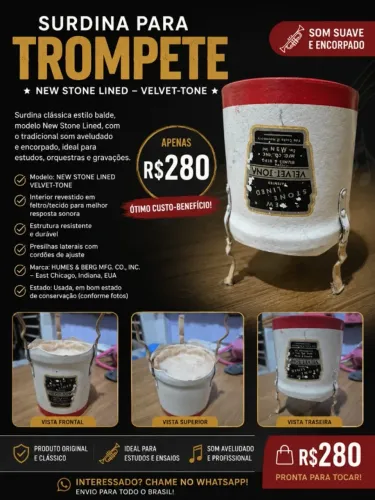 Surdina trompete H&B 