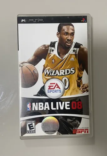 Caixa e manual jogo NBA PSP