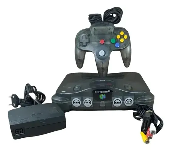 Nintendo 64 + Controle - Versão Jabuticaba