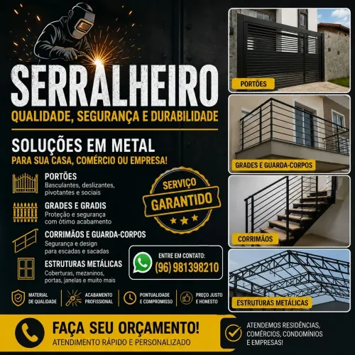 Serralhero e soldador 