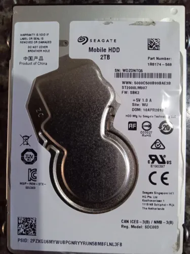 HD 2TB Sata