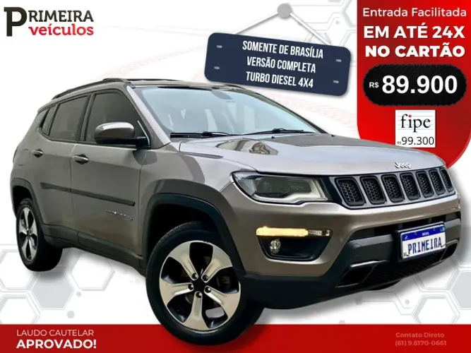 Jeep Compass Longitude 2.0 4X4 Dies. 16V Aut. 2018