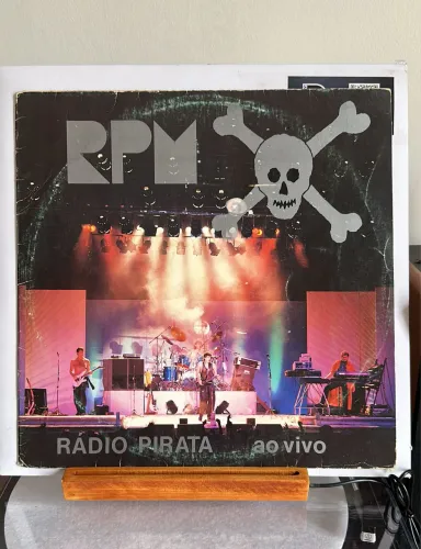 LP RPM Radio Pirata ao vivo - Vinil 100% com encarte 