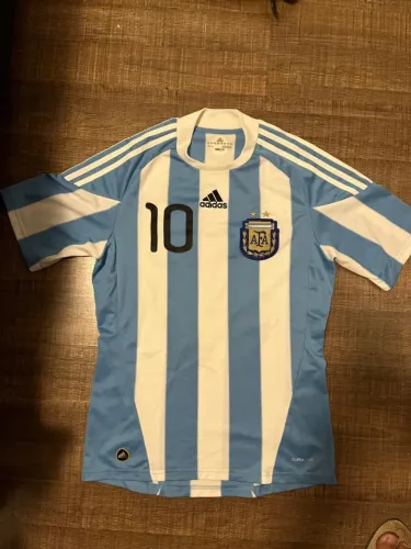 CAMISA ARGENTINA COPA DO MUNDO 2010 - LIONEL MESSI - P