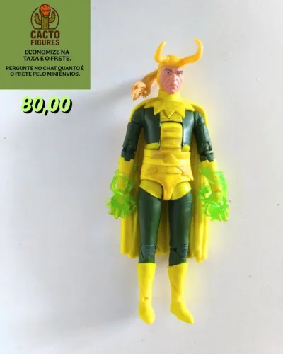 MARVEL LEGENDS LOKI MCU UCM COM HEAD LOKI RETRO