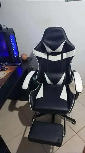 Cadeira Gamer Profissional Escritório Ergonômica Reclinável Confortável Com Rodinha 