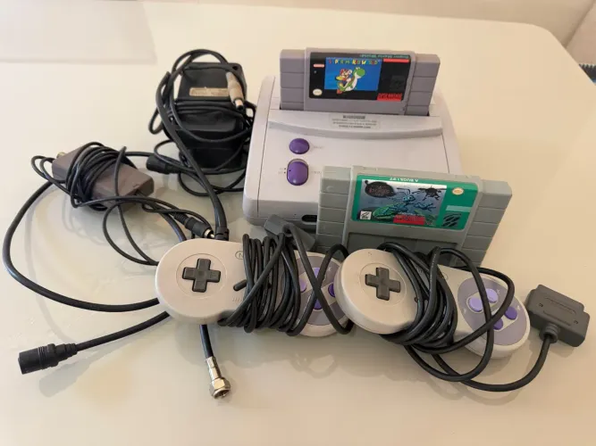  Vídeo game Super Nintendo bivolts 