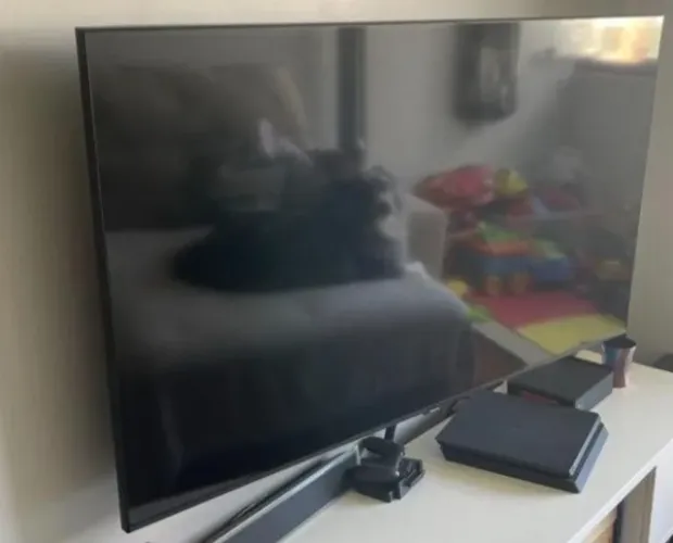 TV SAMSUNG LED QUEIMADO