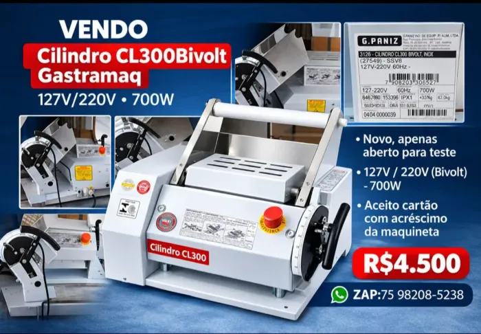 Cilindro elétrico! Novo