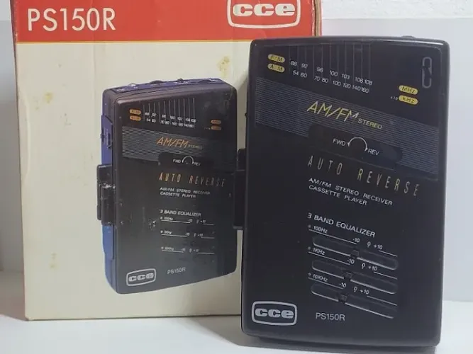 Walkman CCE Ps150r Auto Reverse Equalizador Na Caixa original