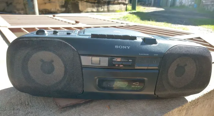Vintage Sony Cfd-8 Cd Cassette Radio Boom Box