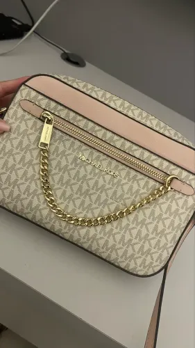 Bolsa Michael Kors ORIGINAL Jet Set Powder Blush Rosa - Pouco Uso
