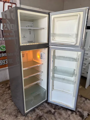 Geladeira duplex inox frost free ótima ( entrego)