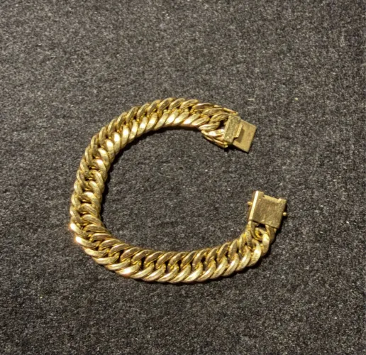 Pulseira Grumet Duplo Ouro