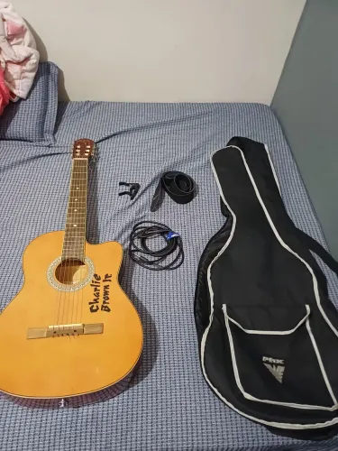 Violão Elétrico (Cordas Altas, Veja as fotos e descrição)