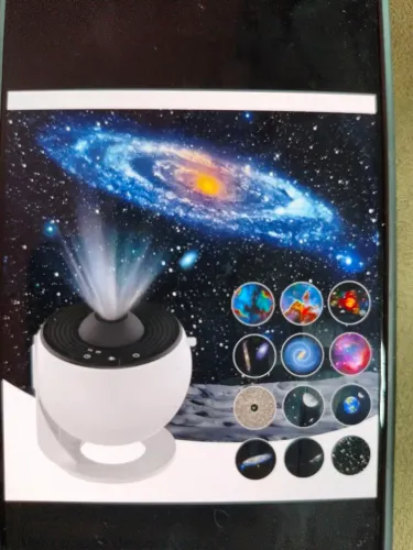 Vendo luminária abajur Globo Galaxy rotativa