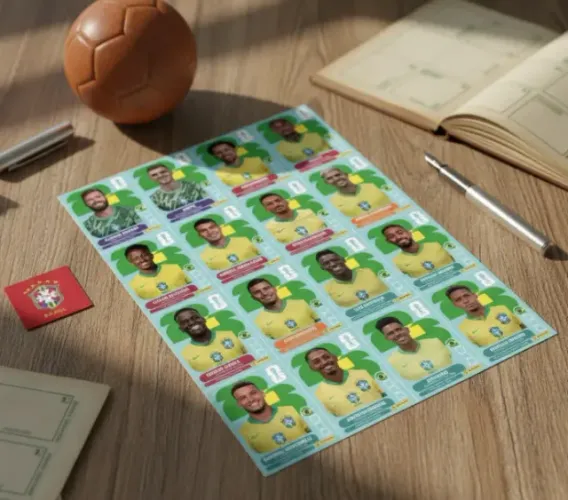 Figurinhas Copa Do Mundo 2026 Imprimir Arquivo Pdf Seleções