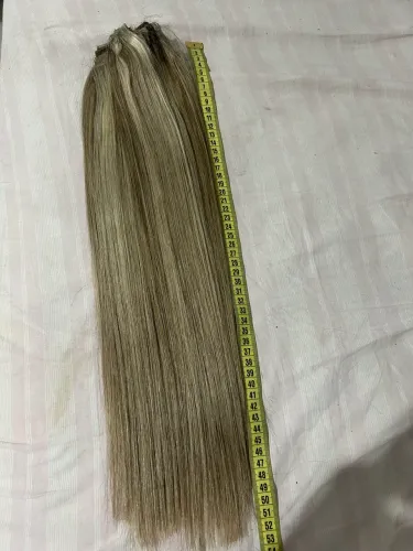 Cabelo vietamita 50 cm na fita adesiva
