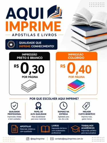 impressão de apostilas em outeiro e icoaraci