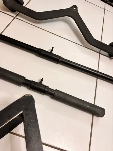 Barras para treino de musculação