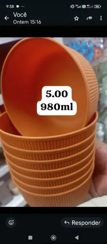 Cumbuca  plástico 