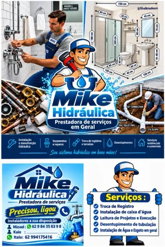 Fazendo serviço de instalação de encanação hidráulico