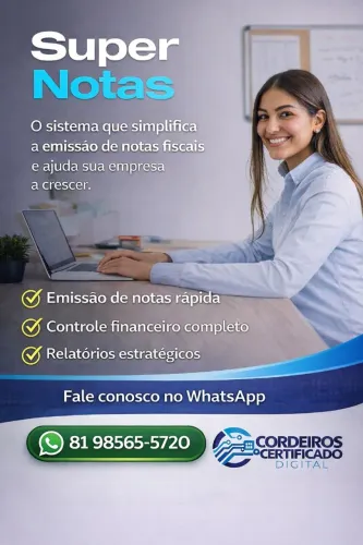 Sistema de Notas Fiscais Barato para Empresas | A partir de R$ 59,90/mês