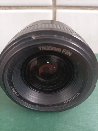 Lente Nikon Yongnuo YN 35mm F2 58mm 