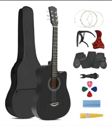 Kit Violão Acustico Folk Acessorios Completo