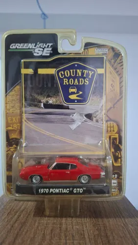 Greenlight SE County Roads PONTIAC edição limitada 1:64 1970 GTO