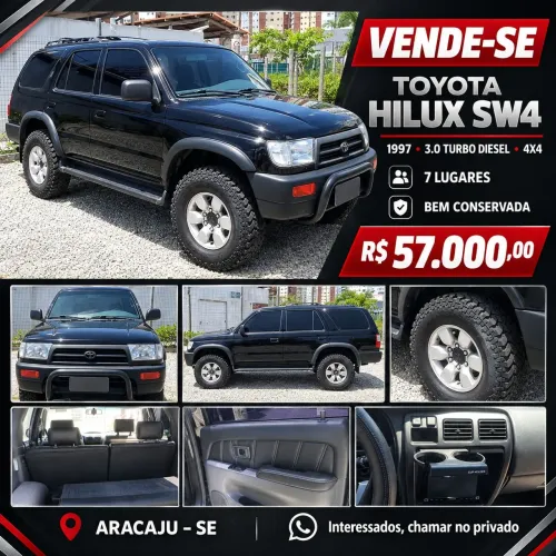 Toyota Hilux SW4 4X4 3.0 8V TB Diesel 1997