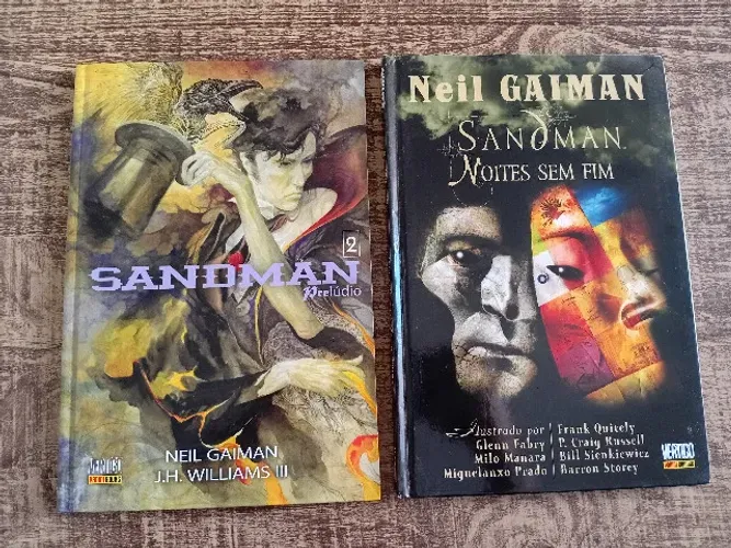 Kit 2 HQs Sandman: Prelúdio + Noites Sem Fim (Capa Dura) - Neil Gaiman - Panini