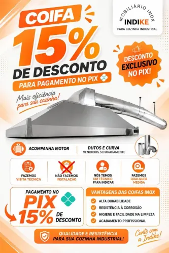 Coifa inox sob medida direto da fábrica! 41- * pedido/orçamento