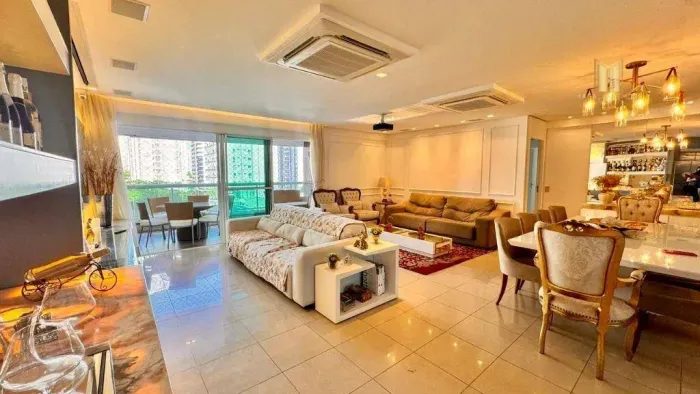 Apartamento com 4 dormitórios à venda, 186 m² por R$ 2.100.000,00 - Meireles - Fortaleza/C