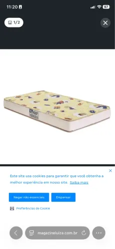 Colchão infantil impermeável 