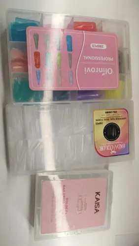 Kit de Moldes F1 (Dual Forms) para Alongamento de Unhas