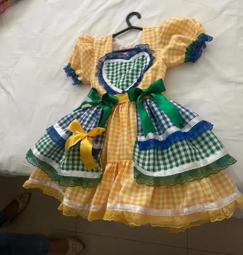 Caipira junina tema copa 